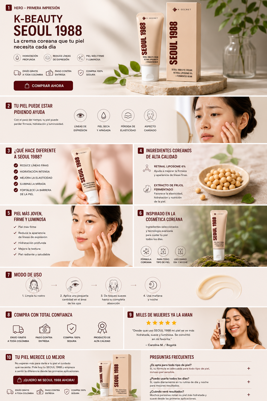 K-BEAUTY SEOUL 1988 CREMA 60 ML